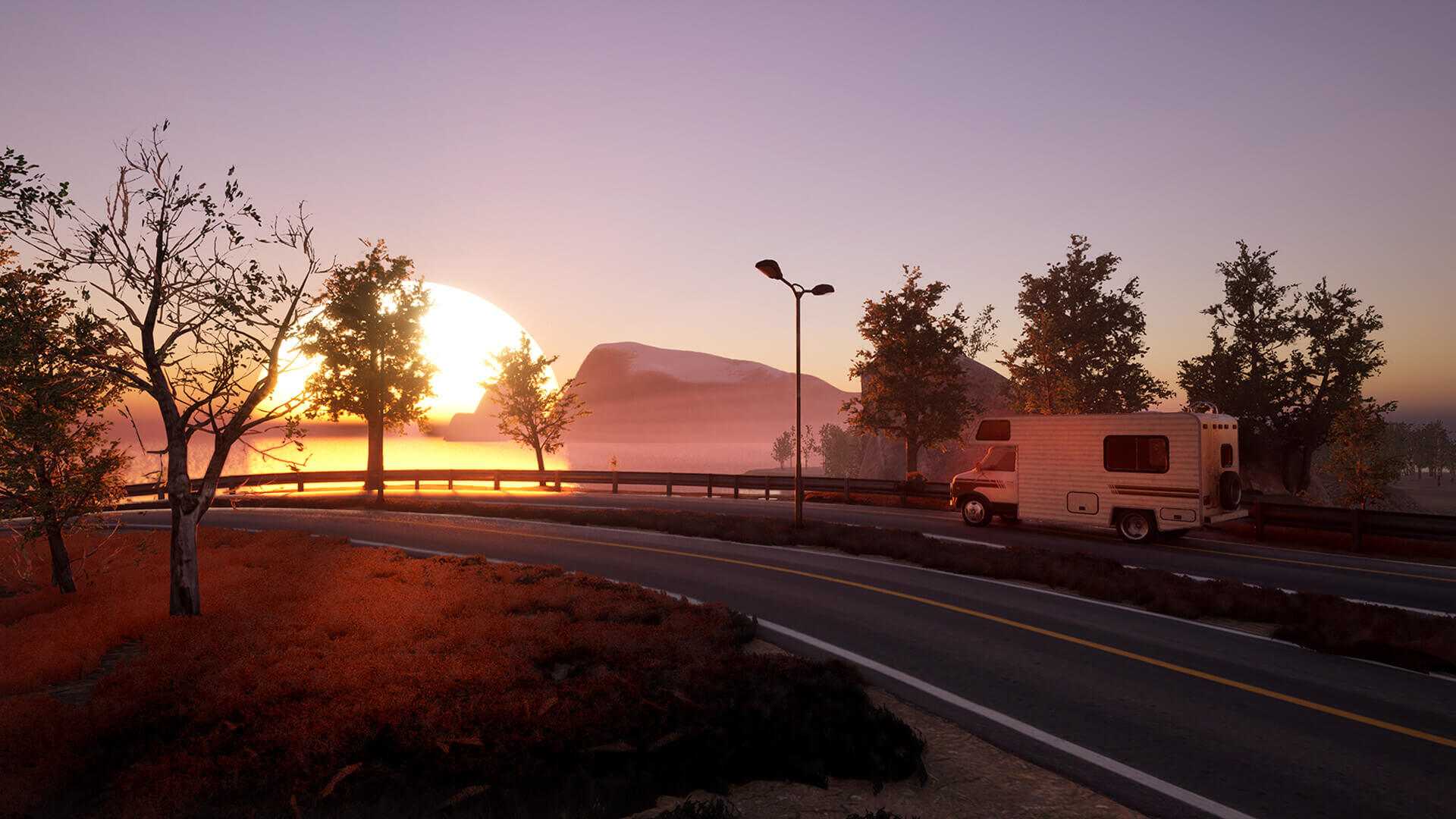 Van Life Simulator is an upcoming van driving simulator with the atmosphere of Death Stranding